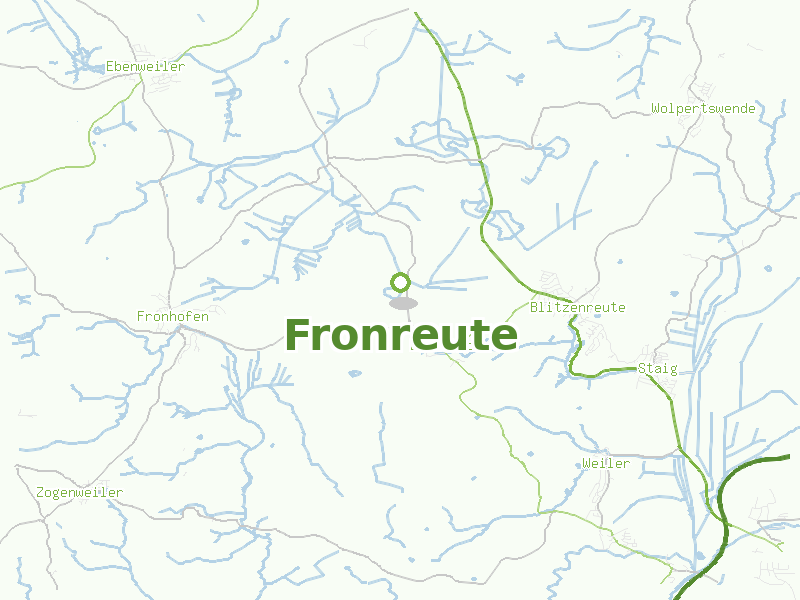 Karte von Fronreute