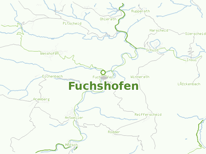 Karte von Fuchshofen