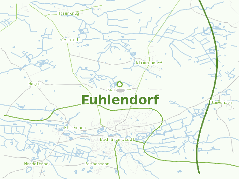 Karte von Fuhlendorf