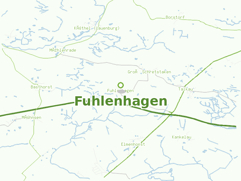 Karte von Fuhlenhagen