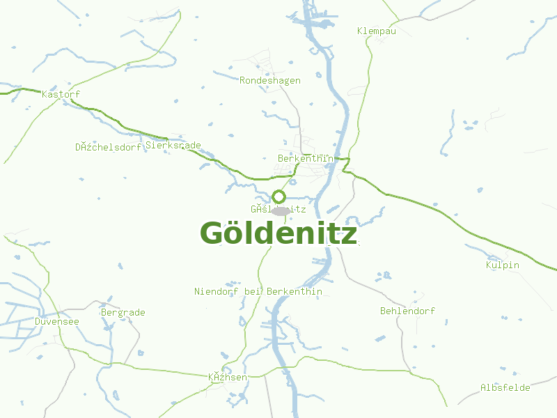 Karte von Göldenitz