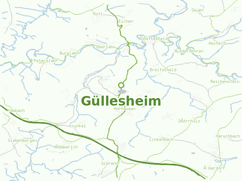 Karte von Güllesheim