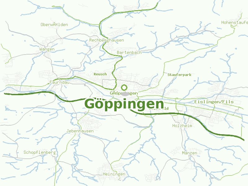 Karte von Göppingen