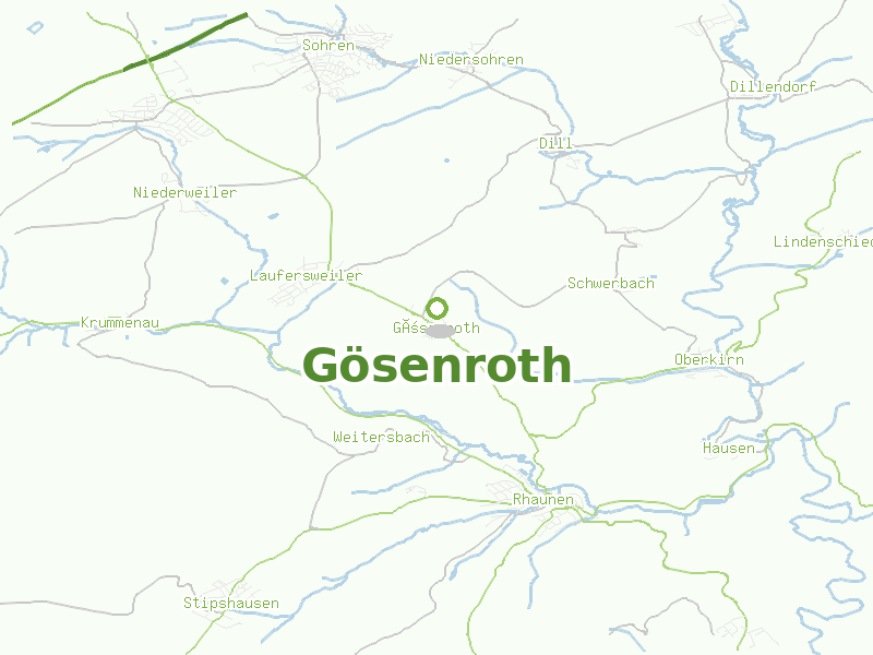 Karte von Gösenroth