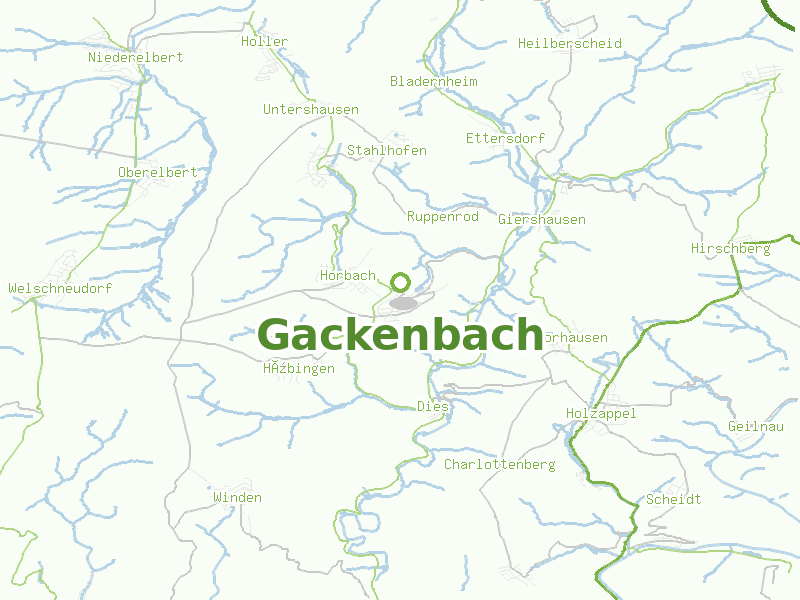 Karte von Gackenbach