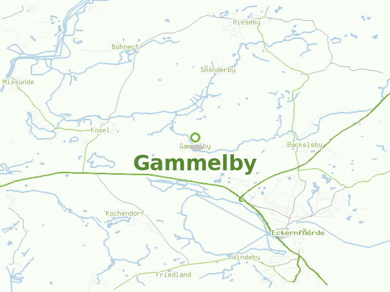 Karte von Gammelby