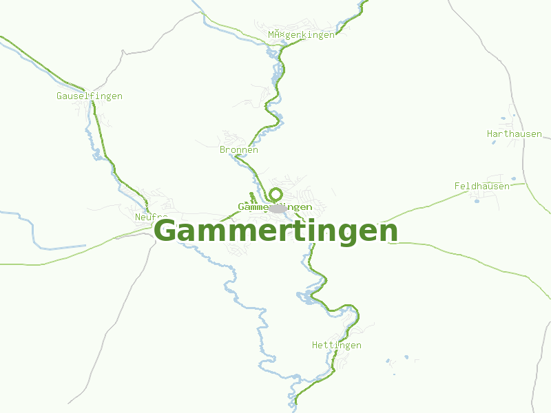 Karte von Gammertingen