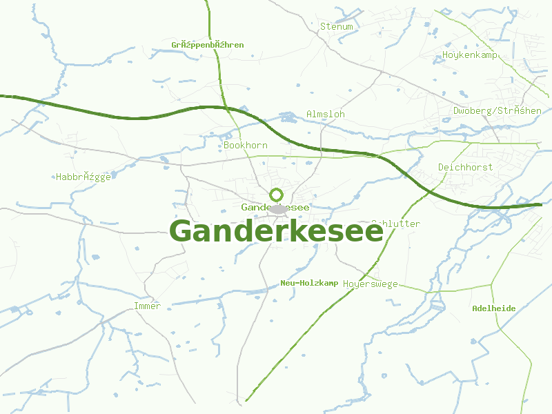 Karte von Ganderkesee