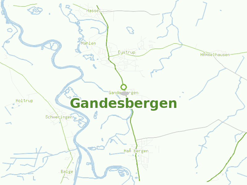 Karte von Gandesbergen