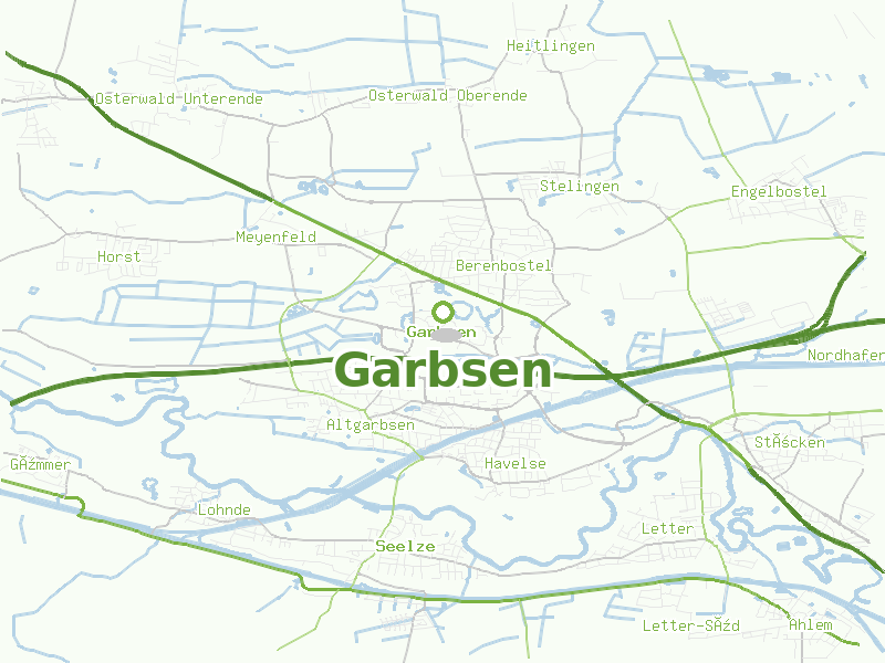 Karte von Garbsen