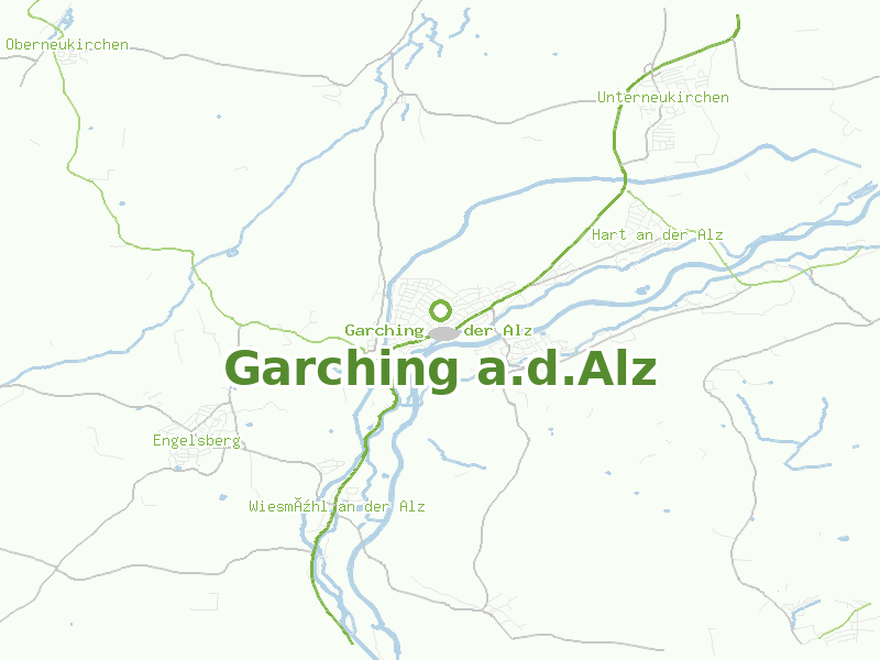 Karte von Garching a.d.Alz