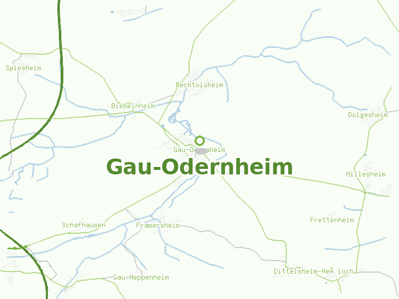 Karte von Gau-Odernheim