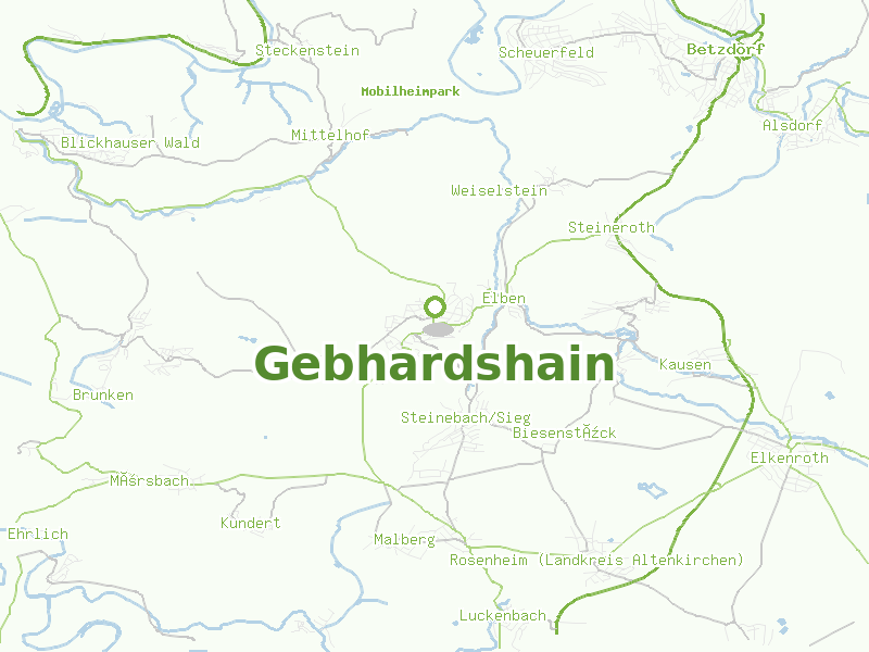 Karte von Gebhardshain