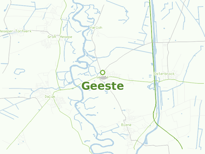 Karte von Geeste