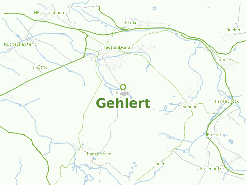 Karte von Gehlert