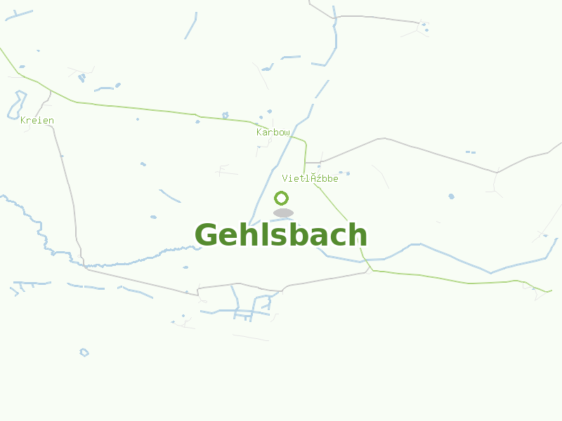 Karte von Gehlsbach