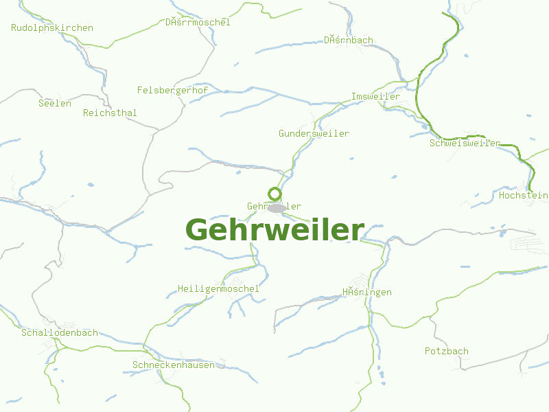 Karte von Gehrweiler