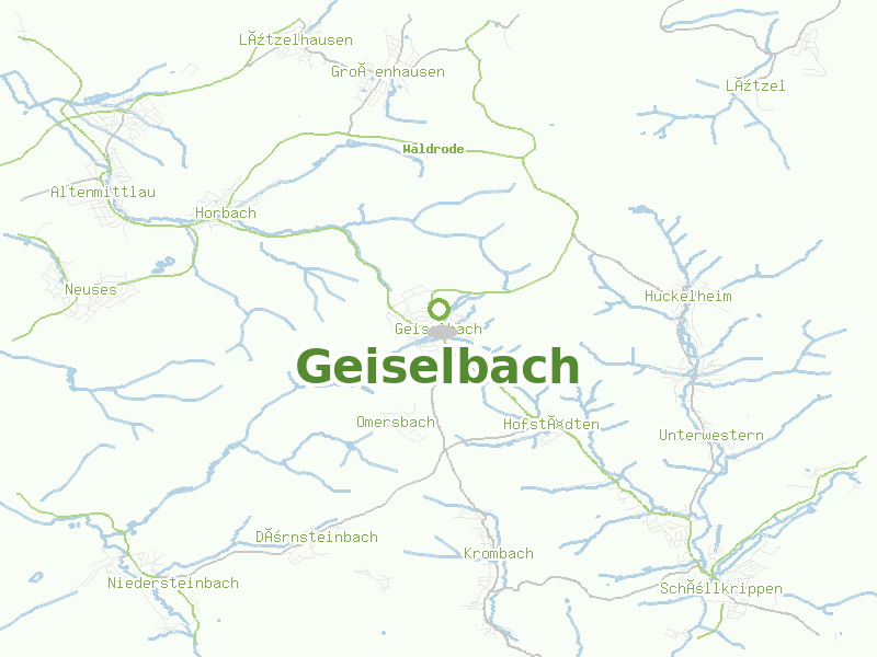 Karte von Geiselbach