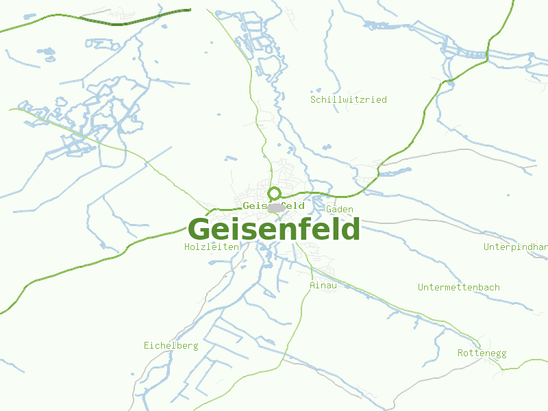 Karte von Geisenfeld