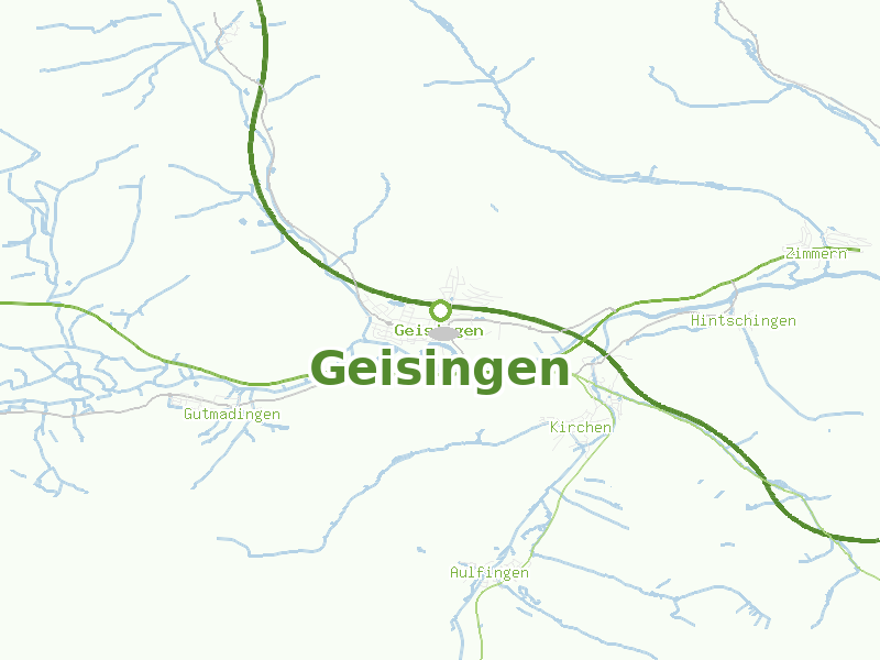 Karte von Geisingen