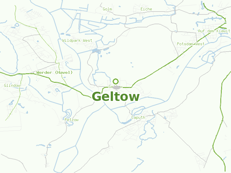 Karte von Geltow