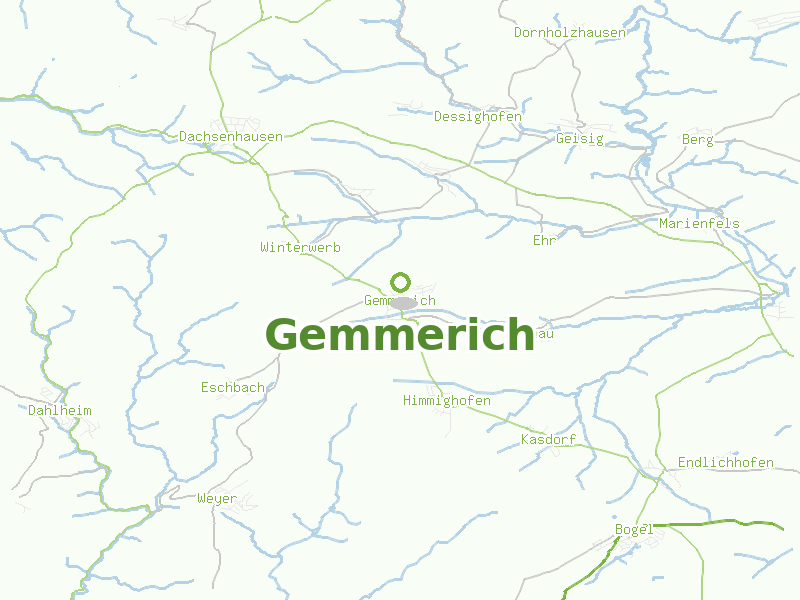 Karte von Gemmerich
