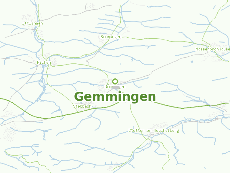 Karte von Gemmingen