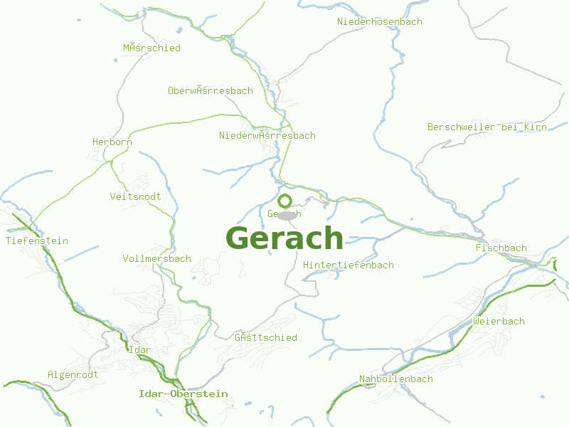 Karte von Gerach