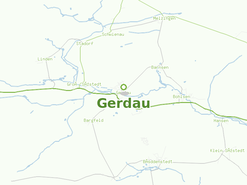 Karte von Gerdau