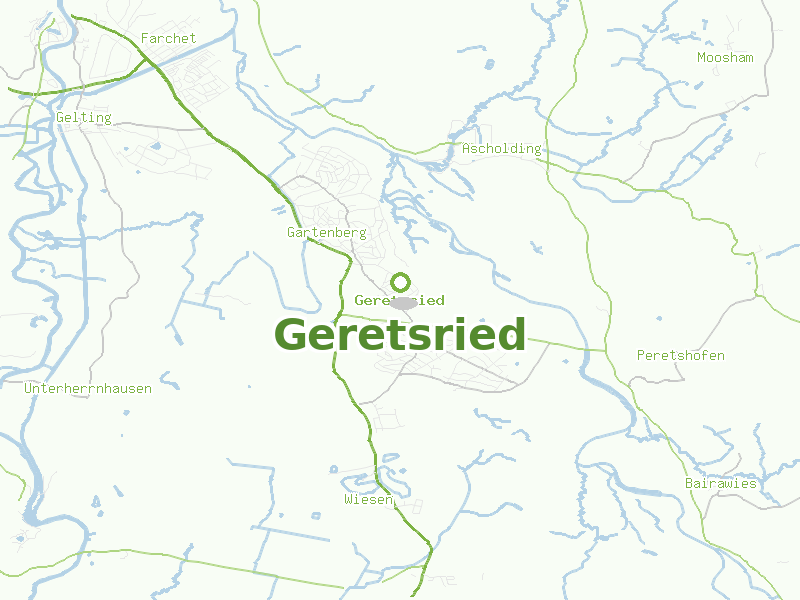 Karte von Geretsried
