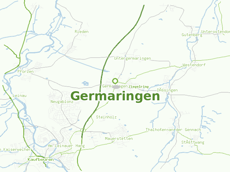 Karte von Germaringen
