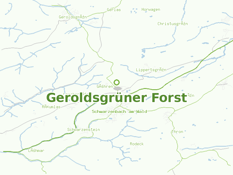 Karte von Geroldsgrüner Forst
