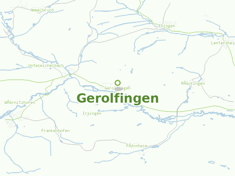 Karte von Gerolfingen