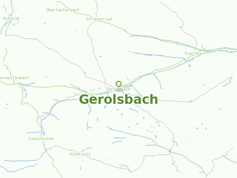 Karte von Gerolsbach