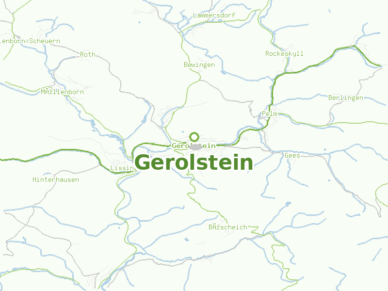 Karte von Gerolstein