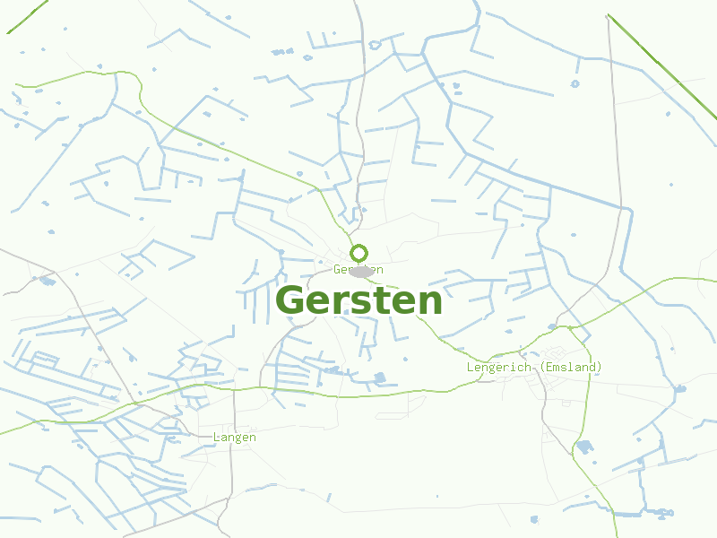 Karte von Gersten