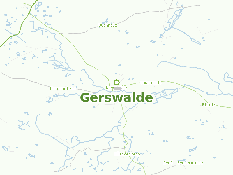 Karte von Gerswalde