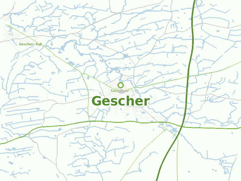 Karte von Gescher
