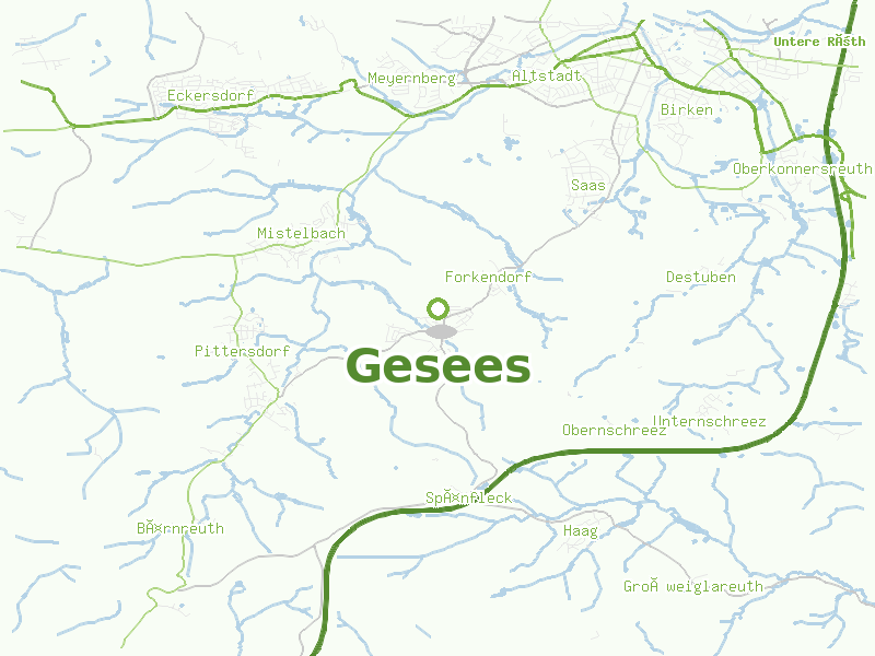 Karte von Gesees