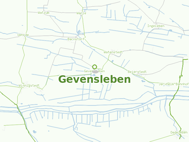 Karte von Gevensleben