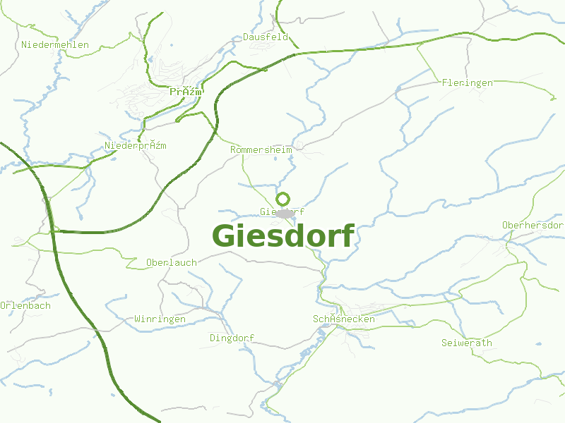 Karte von Giesdorf