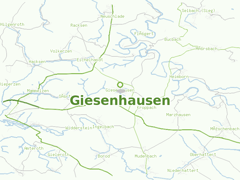 Karte von Giesenhausen