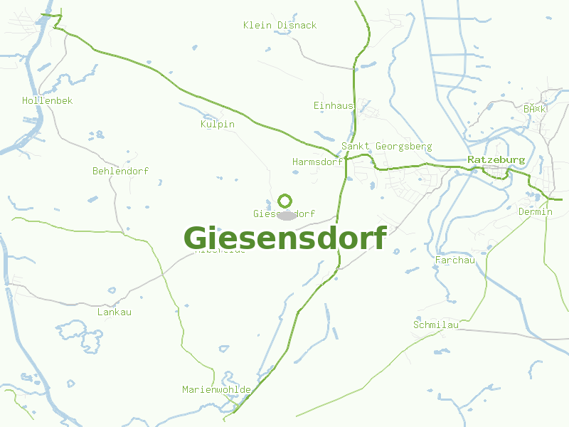 Karte von Giesensdorf