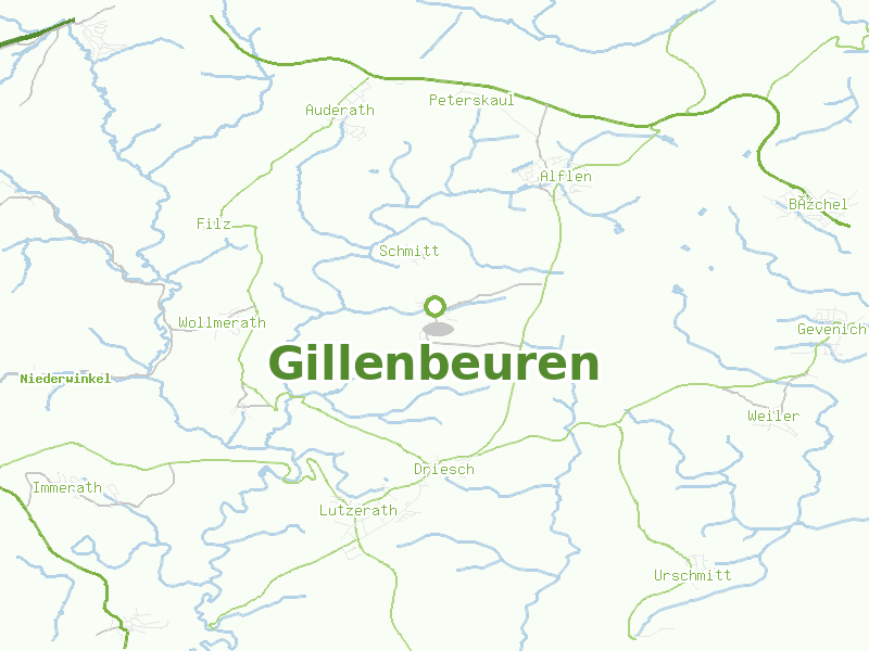 Karte von Gillenbeuren