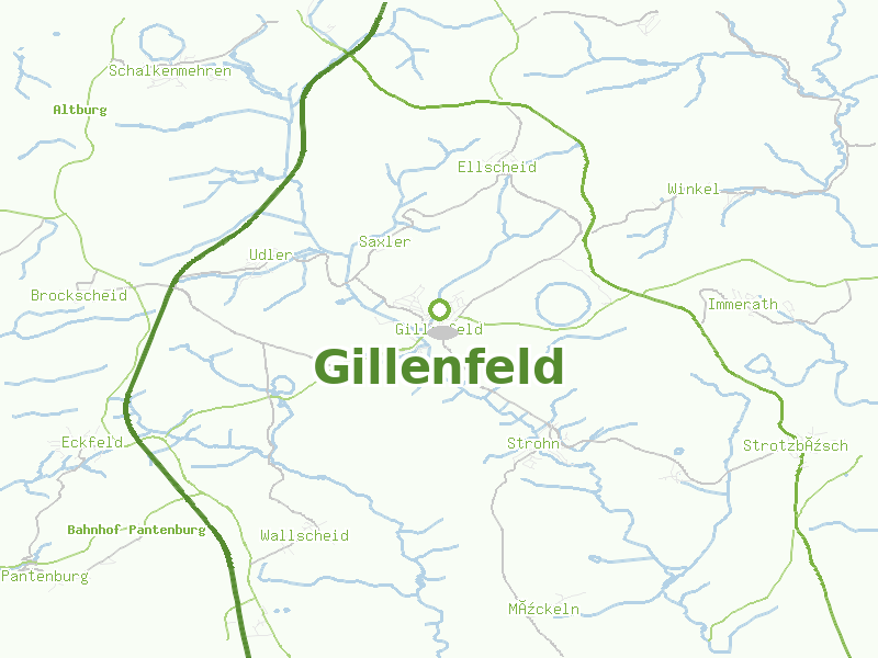 Karte von Gillenfeld