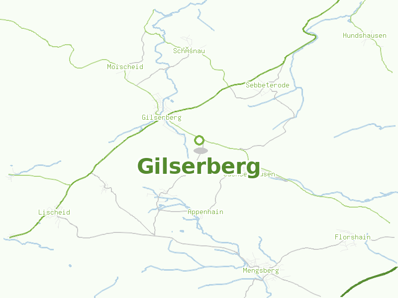 Karte von Gilserberg