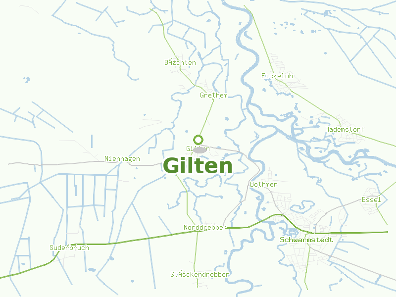 Karte von Gilten
