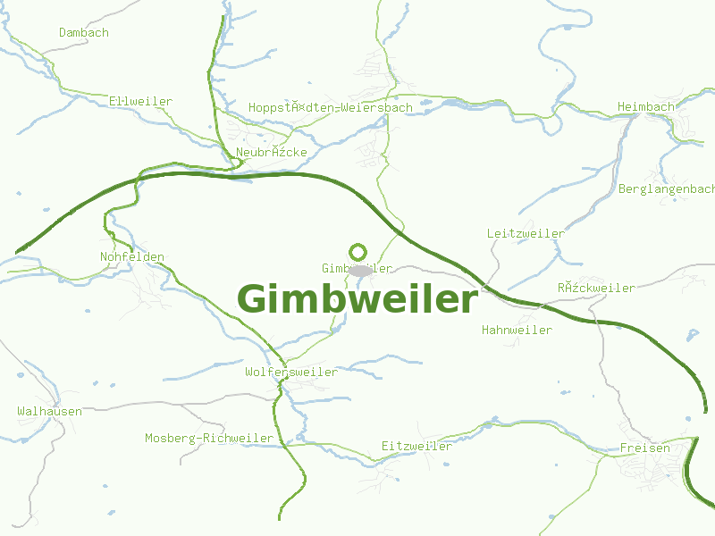 Karte von Gimbweiler
