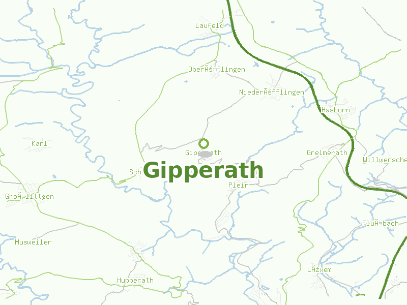 Karte von Gipperath