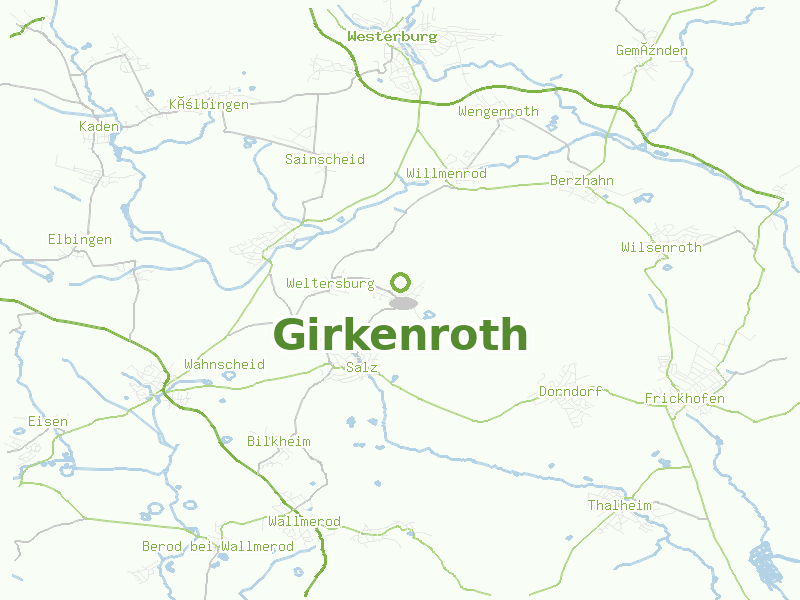 Karte von Girkenroth